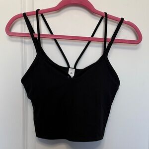 Lululemon Black Align Ribbed Crop Tank